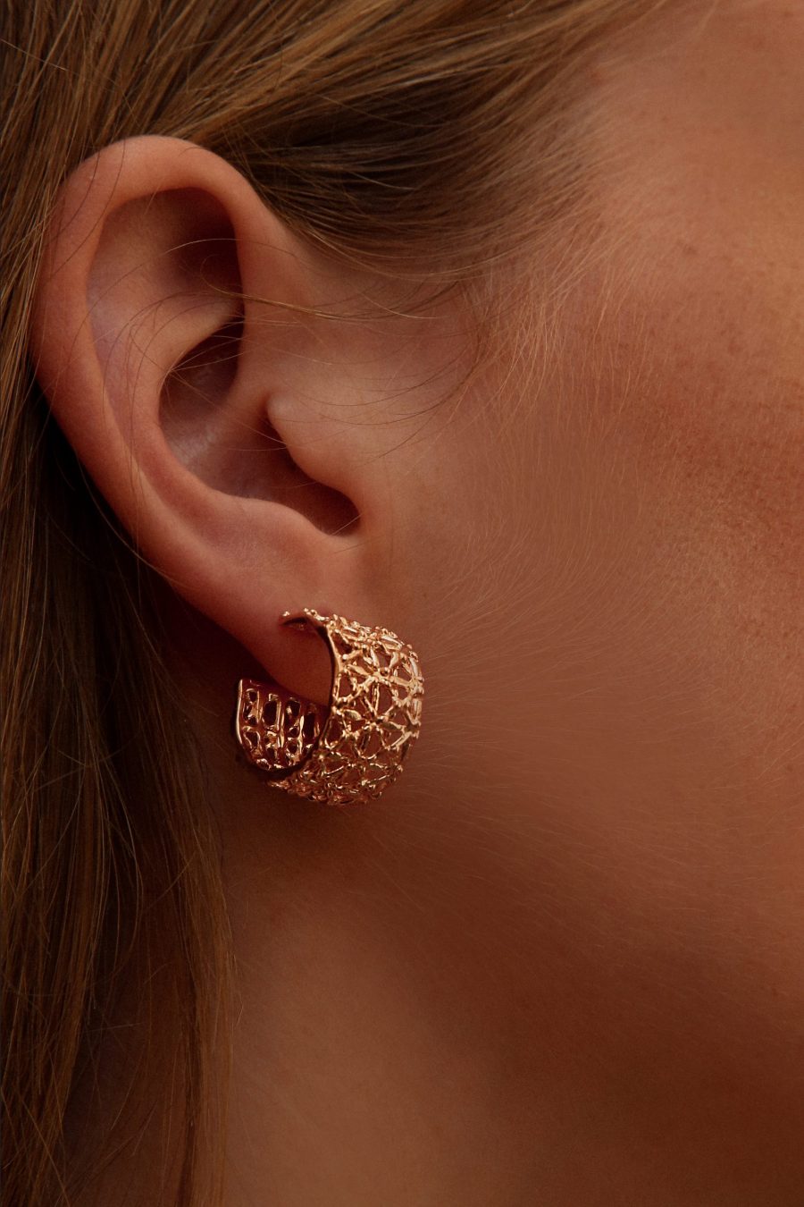 orecchini gasometro indossato rosa 1