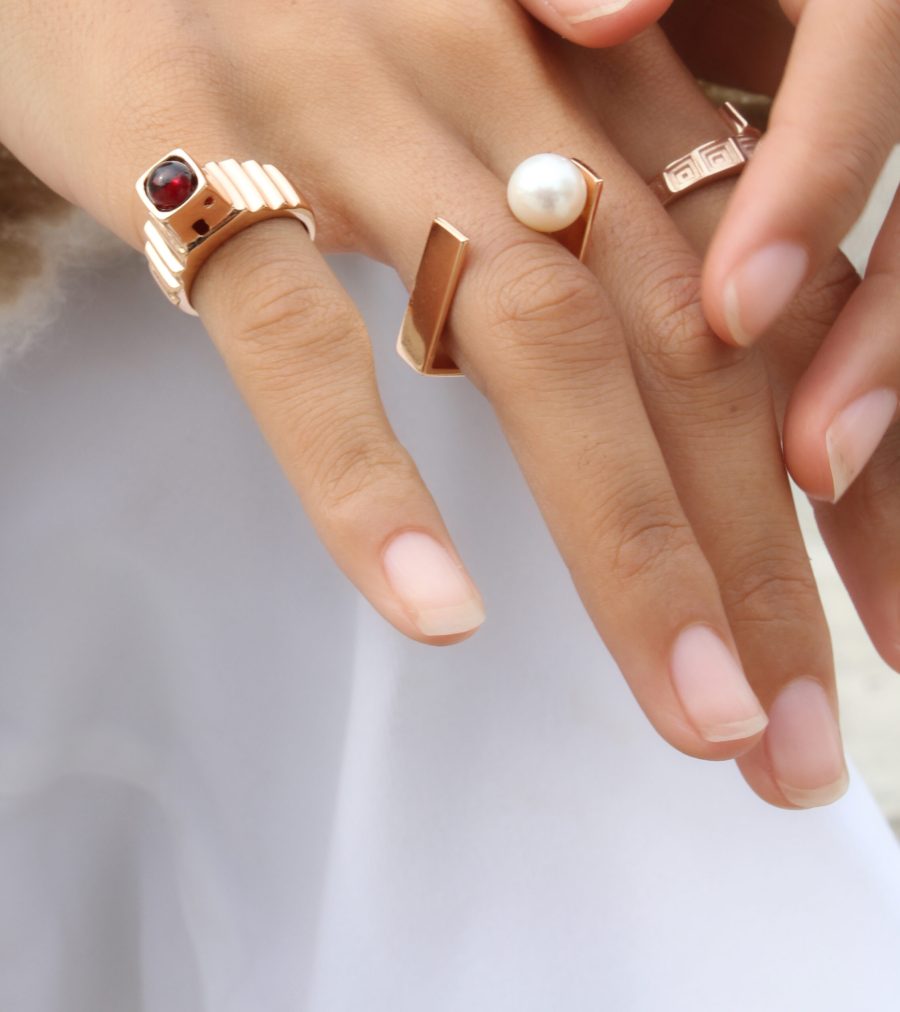 Anello kyoto oro indossato