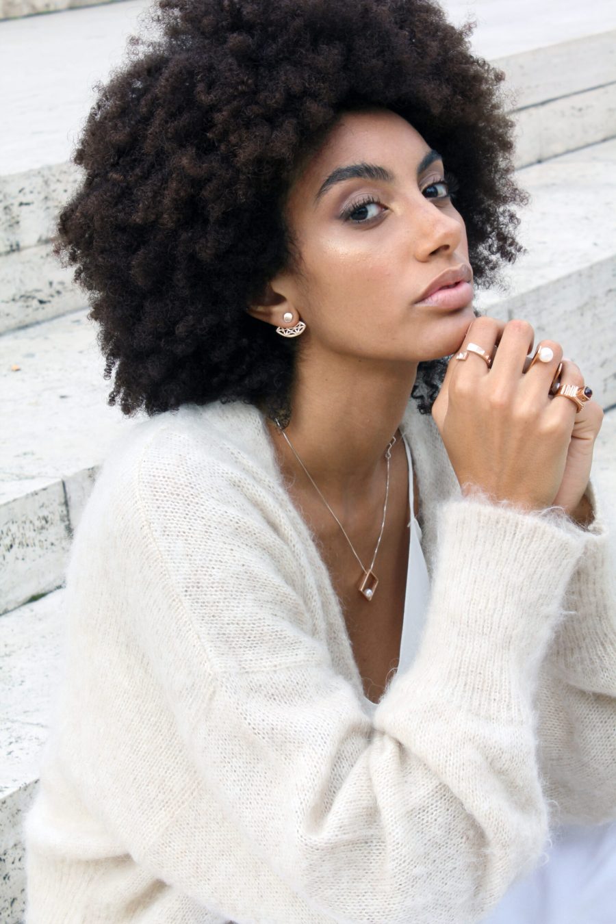 Indossato ciondolo Tokyo rosa