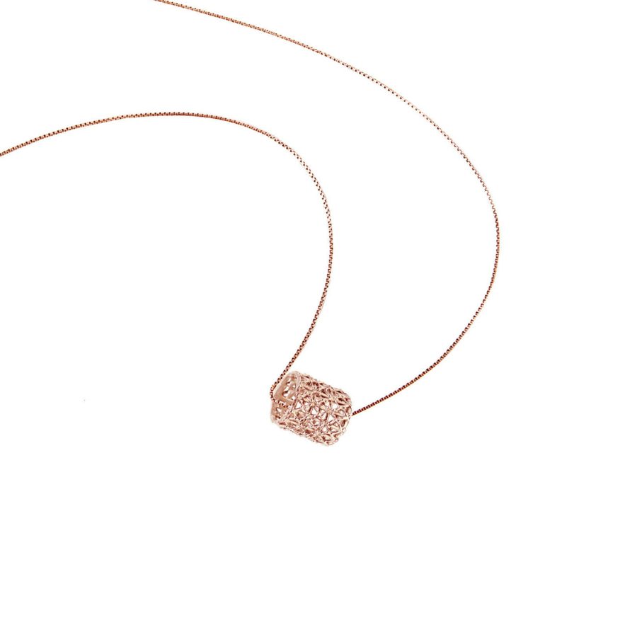 Ciondolo gasometro rosa