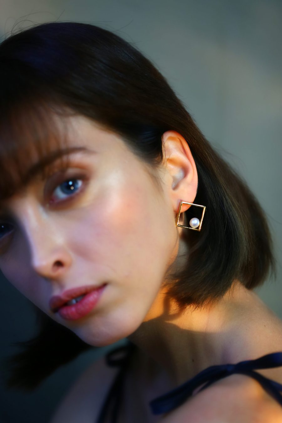 Indossato orecchini Tokyo oro