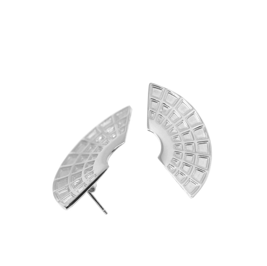 Orecchini Pantheon silver 2