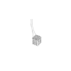 Colosseo Quadrato Pendant 925 Sterling Silver