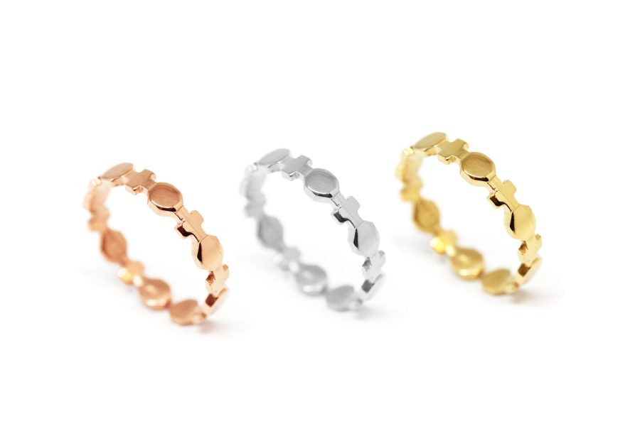 Fedine Baroque gold 3 insieme