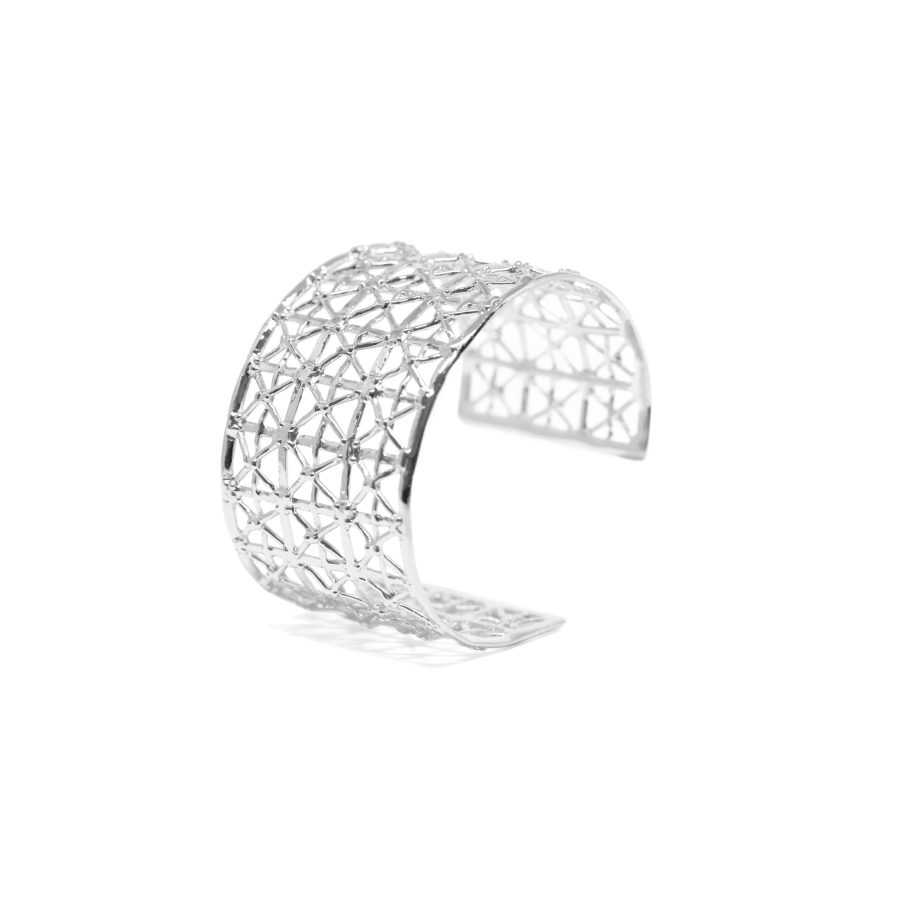 Bracciale gasometro medio argento