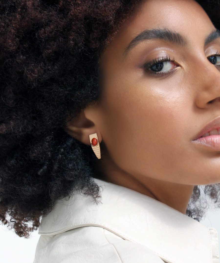 Indossato orecchini malaparte oro 1-min