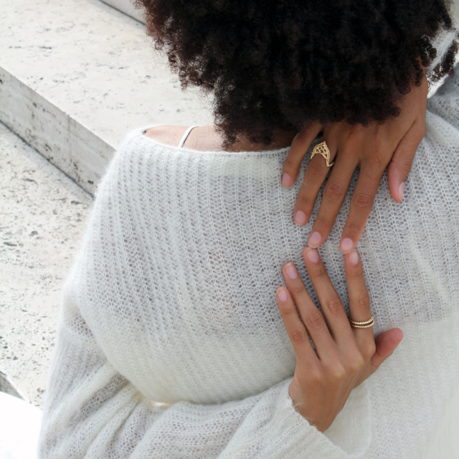 Water Gate Golden Gothic Ring