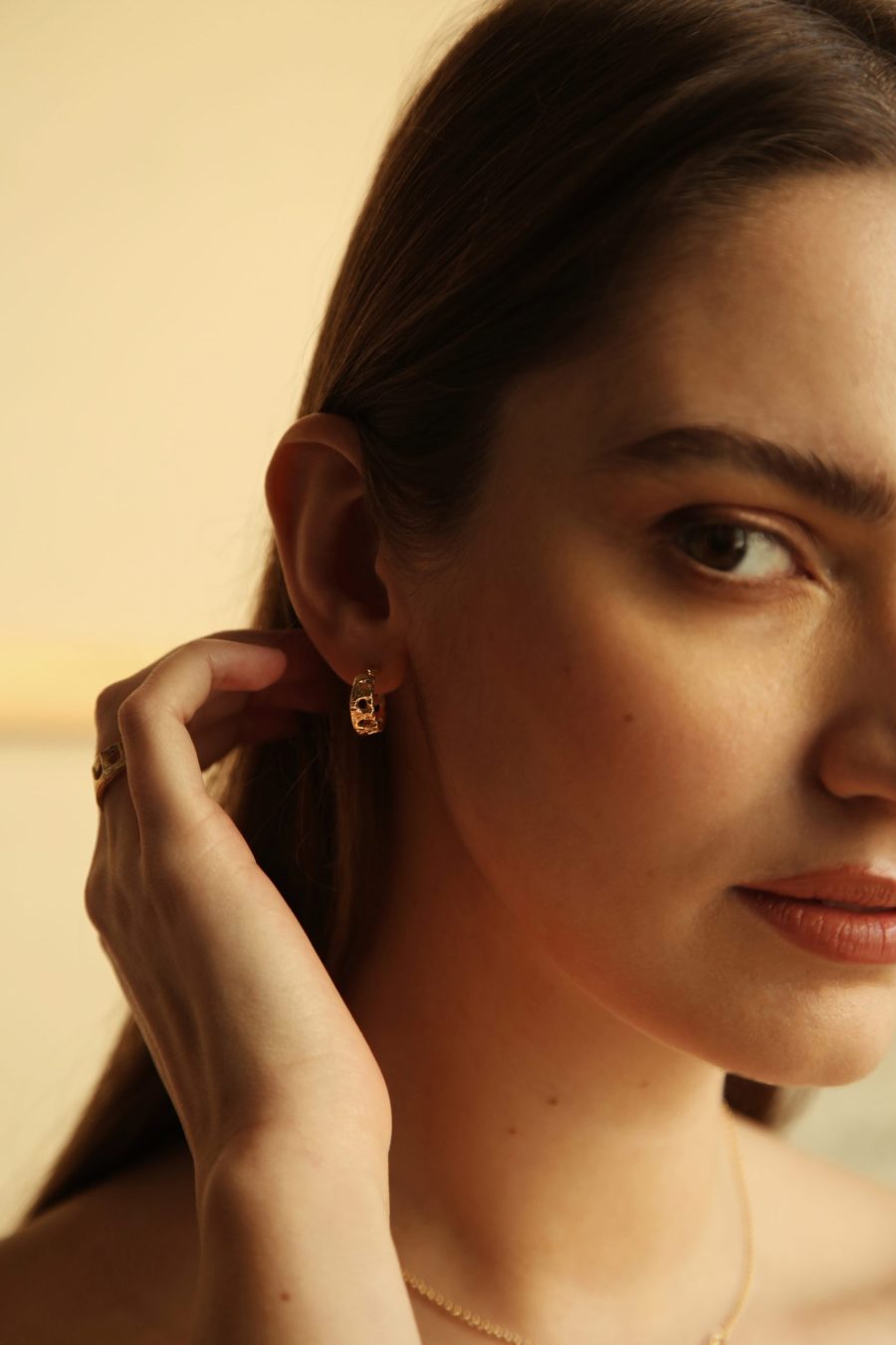 cerchietti acquedotto indossati oro