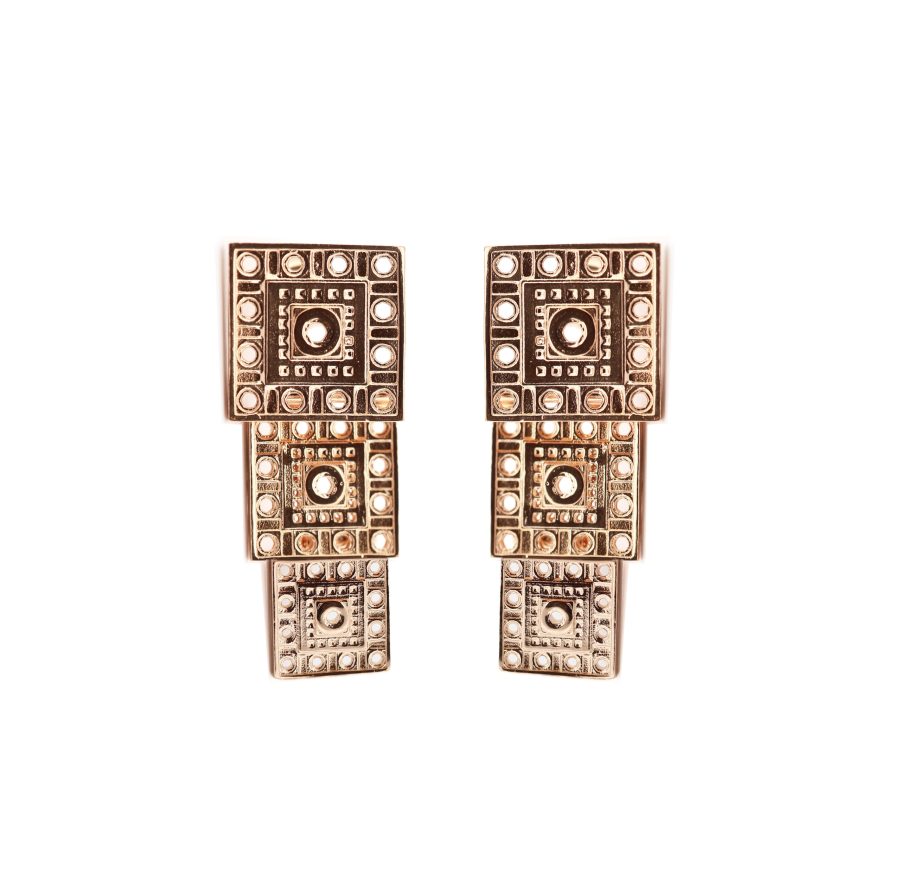 1 ORECCHINI IMA ROSA