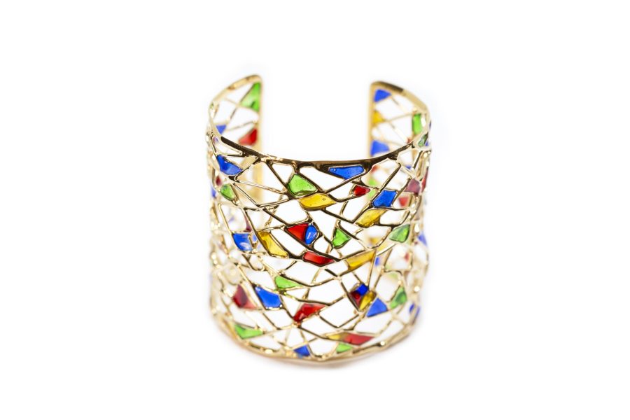 Bracciale Peggy oro con giallo 3