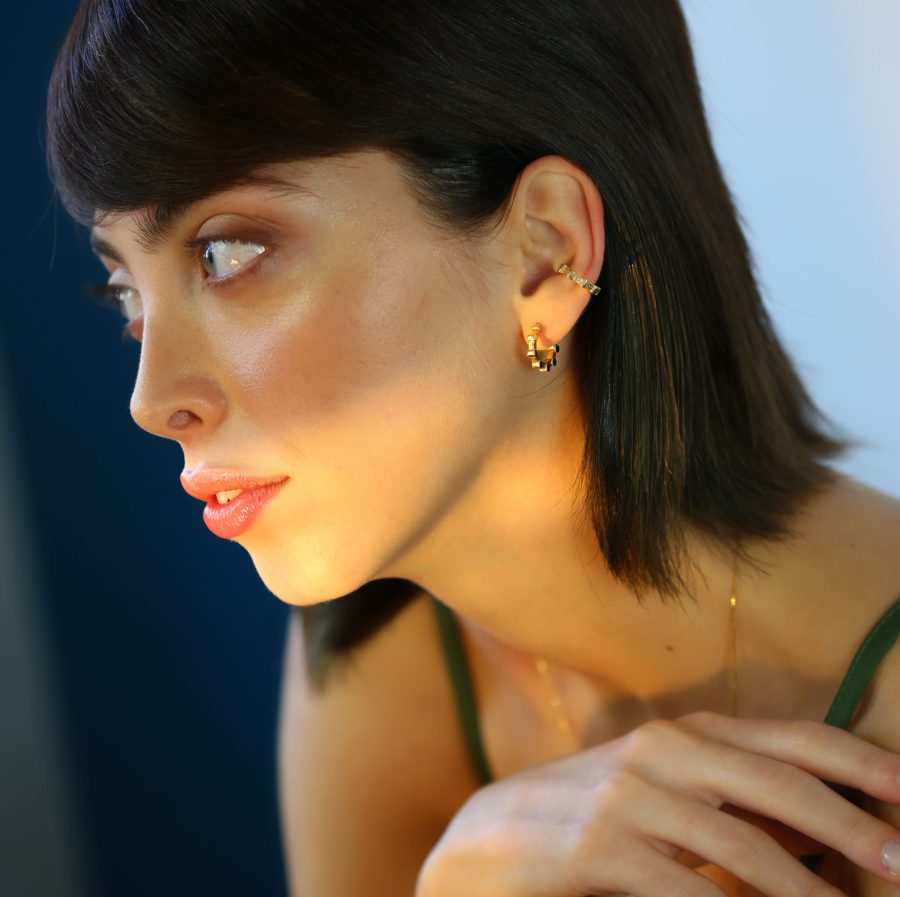 Cerchietti castello indossati oro