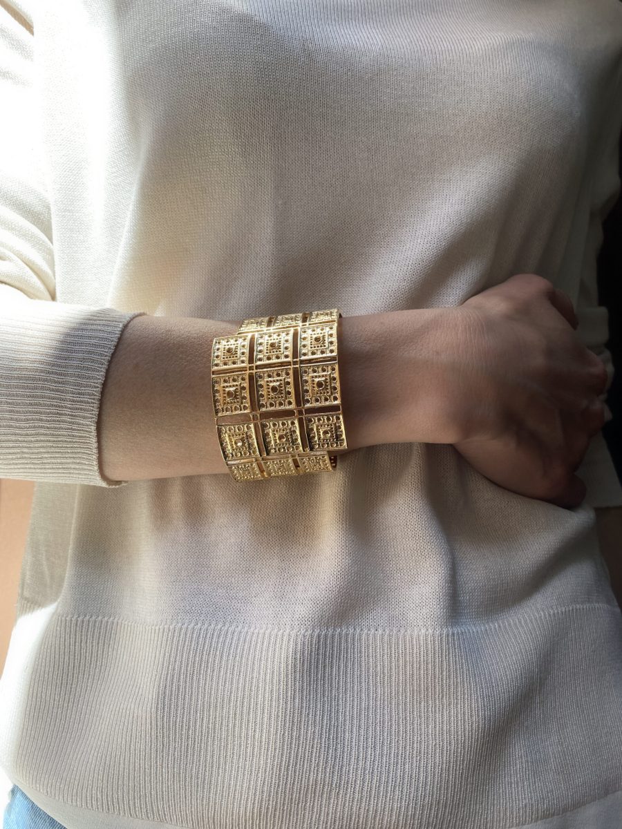 Indossato Bracciale Ima oro