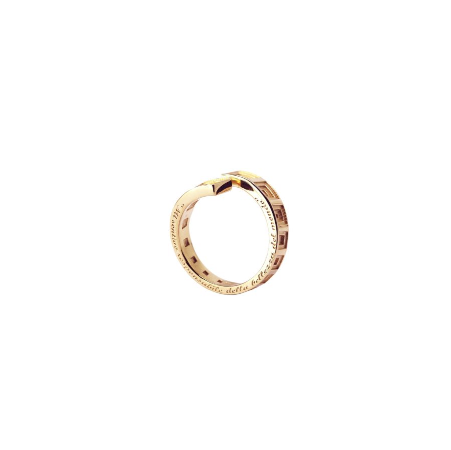 Anello pantheon oro 2