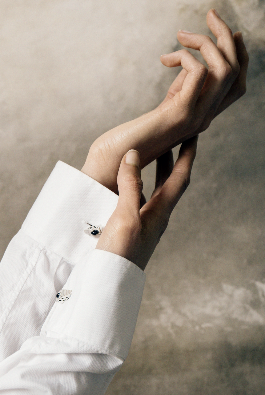 Indossato gemelli casa malaparte