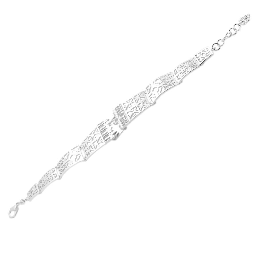 Bracciale Retrò giardino Silver 1