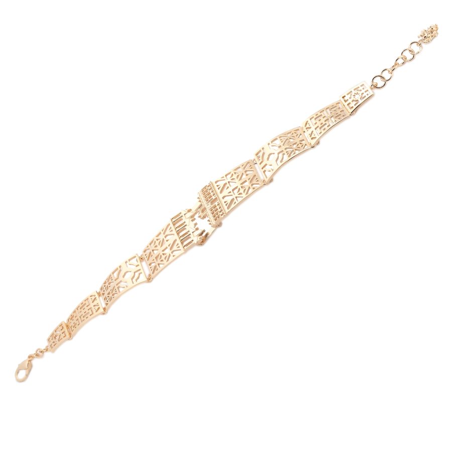 Bracciale Retrò giardino oro 1