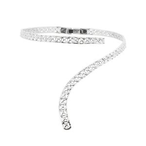 Collana Scarf Gasometro silver 1