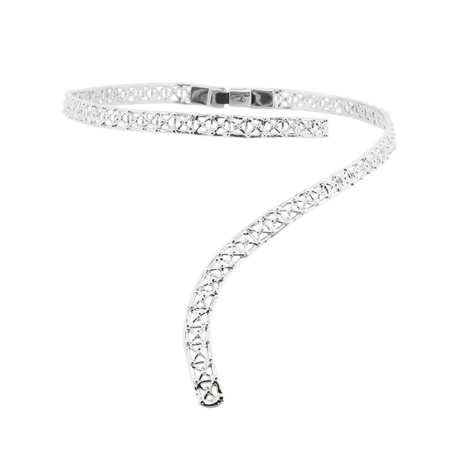 Collana Scarf Gasometro silver 1