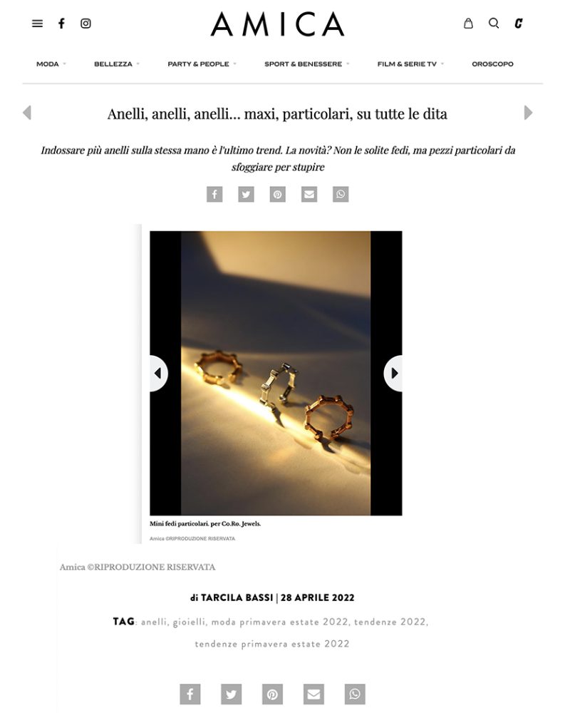 amica anelli castello