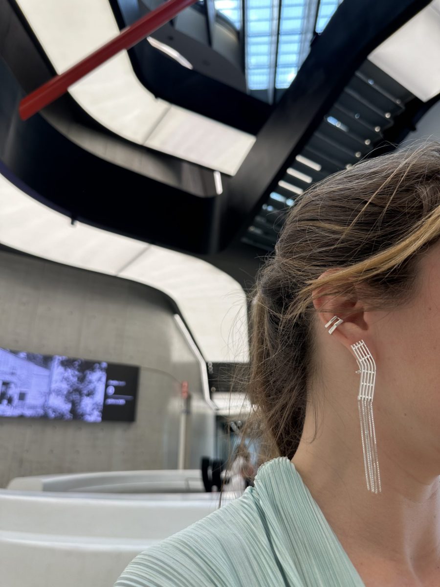 Orecchini Maxxi silver indossati 1