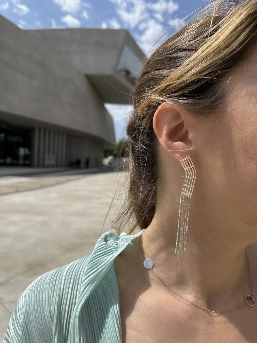 Orecchini Maxxi silver indossati 2
